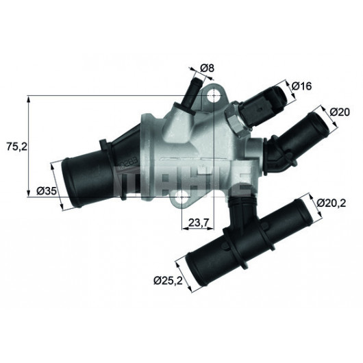 MAHLE Thermostat, Kühlmittel