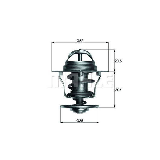 MAHLE Thermostat, Kühlmittel