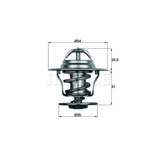 MAHLE Thermostat, Kühlmittel