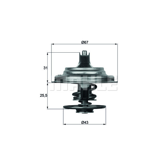 MAHLE Thermostat, Kühlmittel