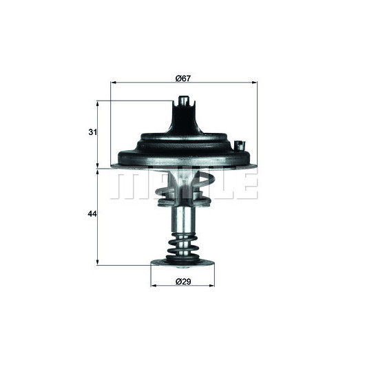 MAHLE Thermostat, Kühlmittel