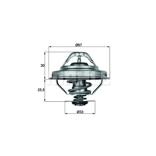 MAHLE Thermostat, Kühlmittel