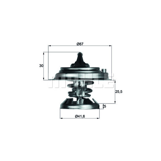 MAHLE Thermostat, Kühlmittel