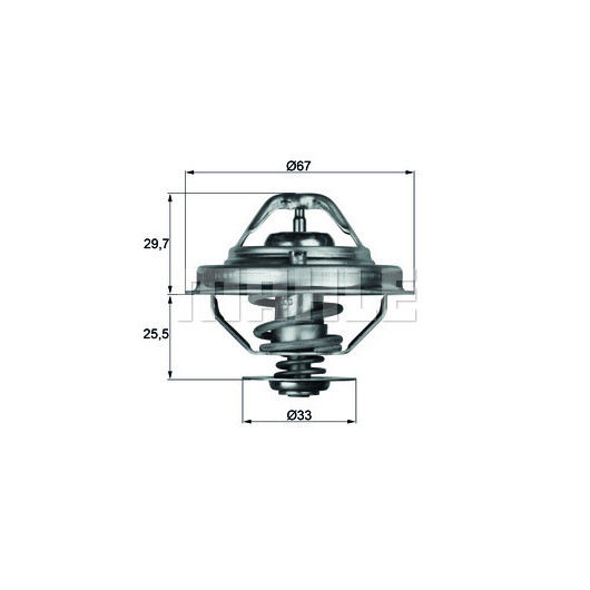 MAHLE Thermostat, Kühlmittel