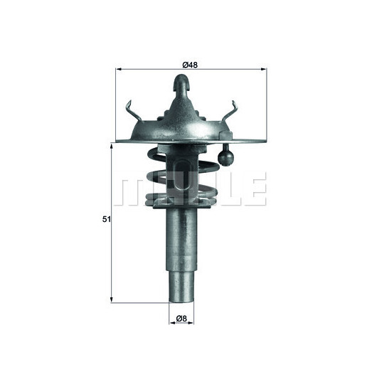 MAHLE Thermostat, Kühlmittel