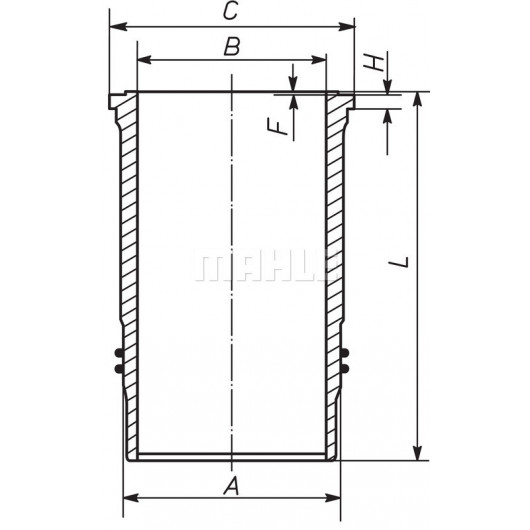 MAHLE Zylinderlaufbuchse