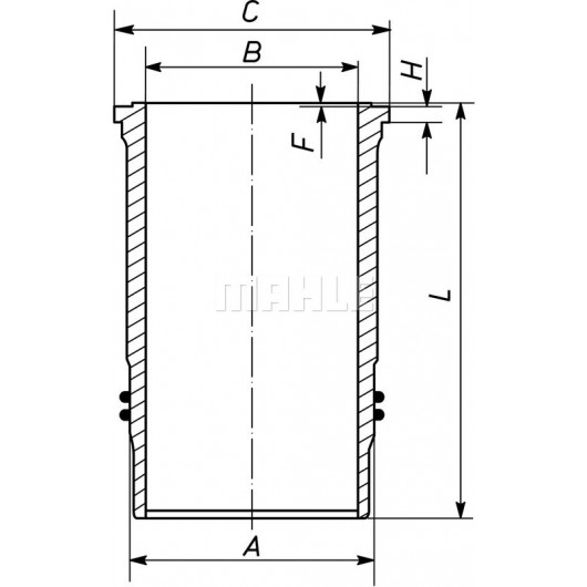MAHLE Zylinderlaufbuchse