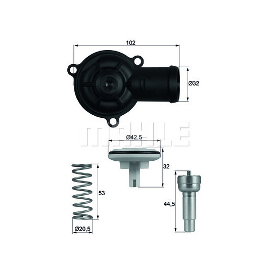 MAHLE Thermostat, Kühlmittel