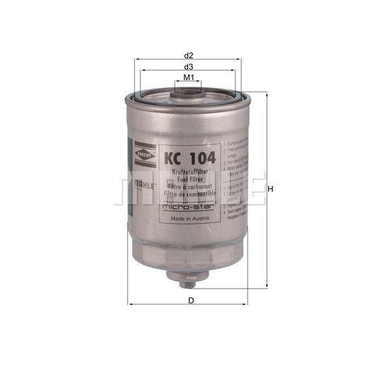 MAHLE Kraftstofffilter