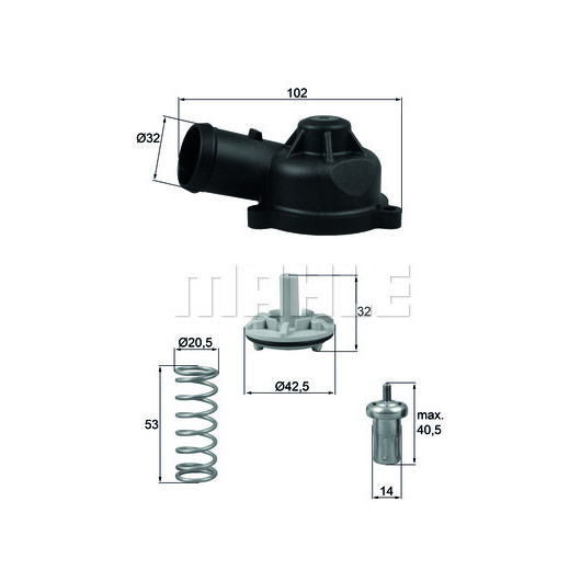 MAHLE Thermostat, Kühlmittel