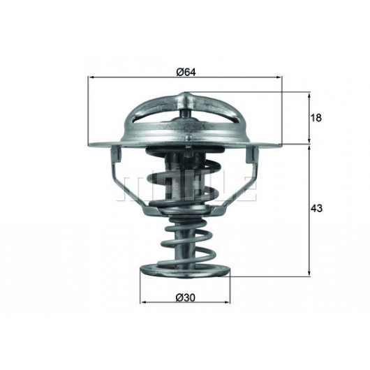 MAHLE Thermostat, Kühlmittel