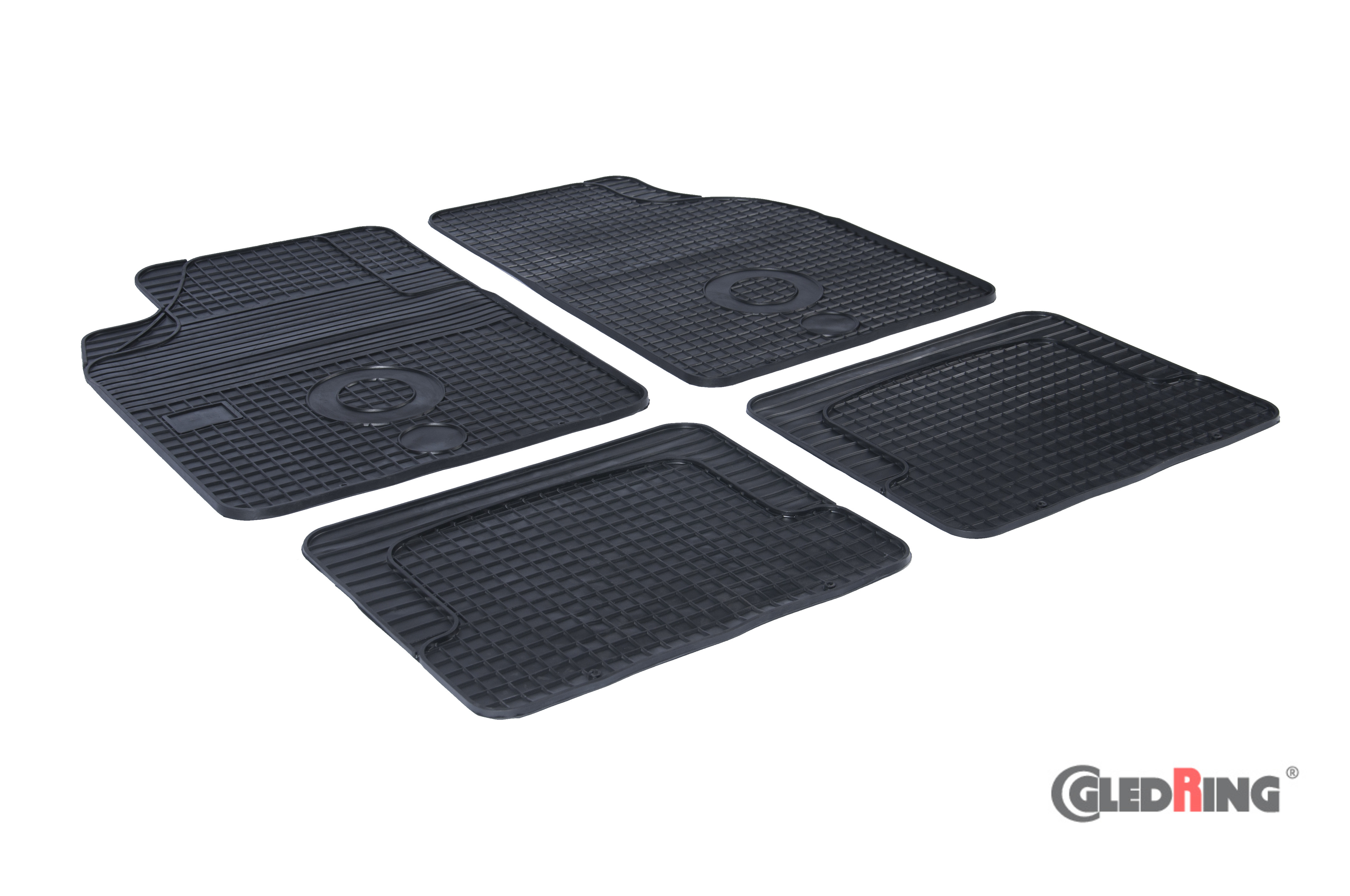 Universal Gummimatten Fußmatten NET ONE 4 Teilig