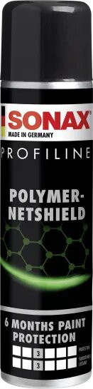 SONAX ProfiLine PolymerNetShield 340 ml wachsfreie Lackversiegelung für 6 Monate Hybridschutz dank Net-Protection-Technology | Art-Nr. 02233000
