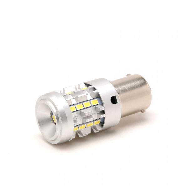 LIMOX LED Metalsockel P21W Ba15s 26x 3030 SMD Weiß 100 % Canbus Inside
