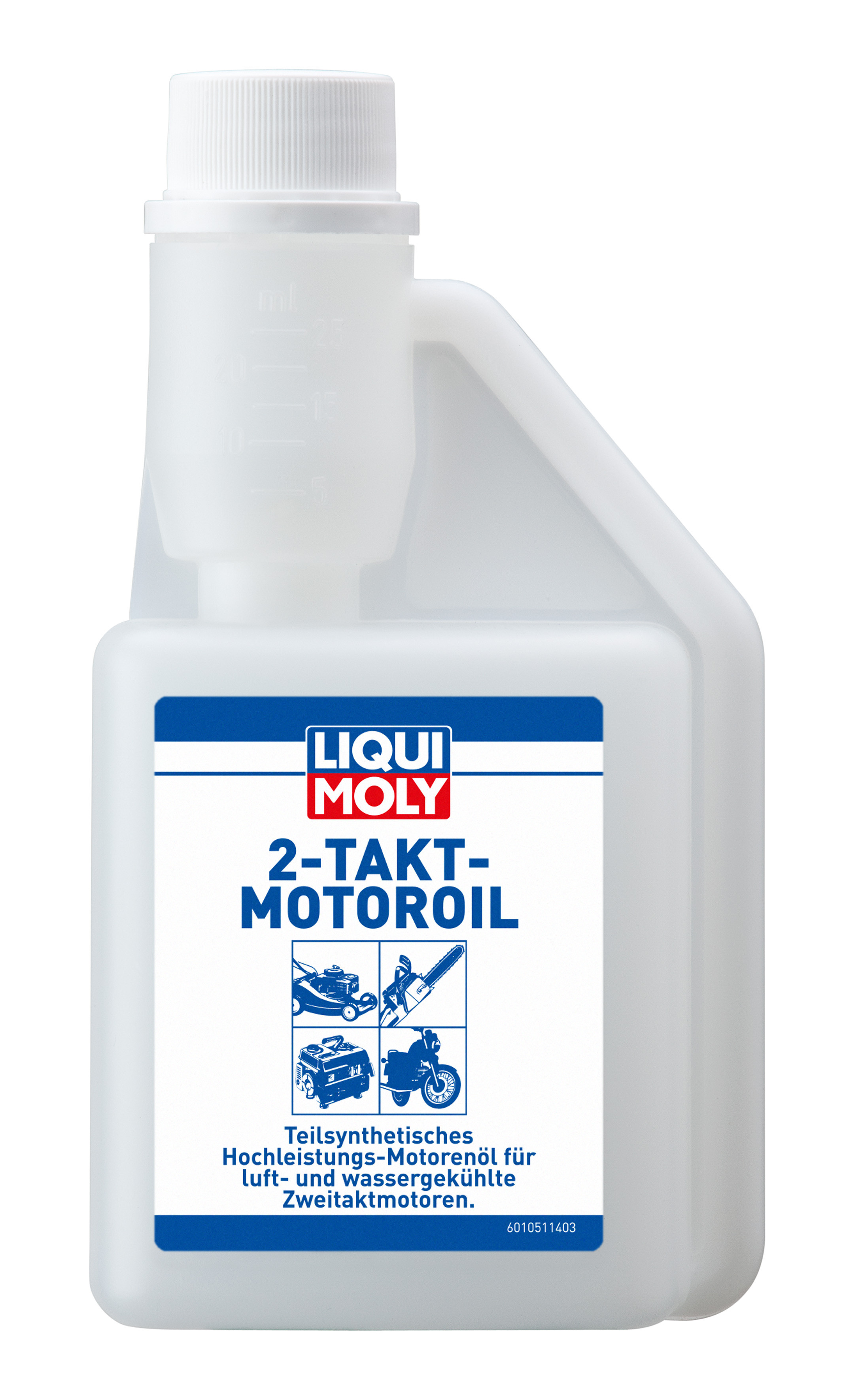 Liqui Moly 2-Takt-Motoroil selbstmischend teilsynthetisches Motorrad Motoröl 250ml