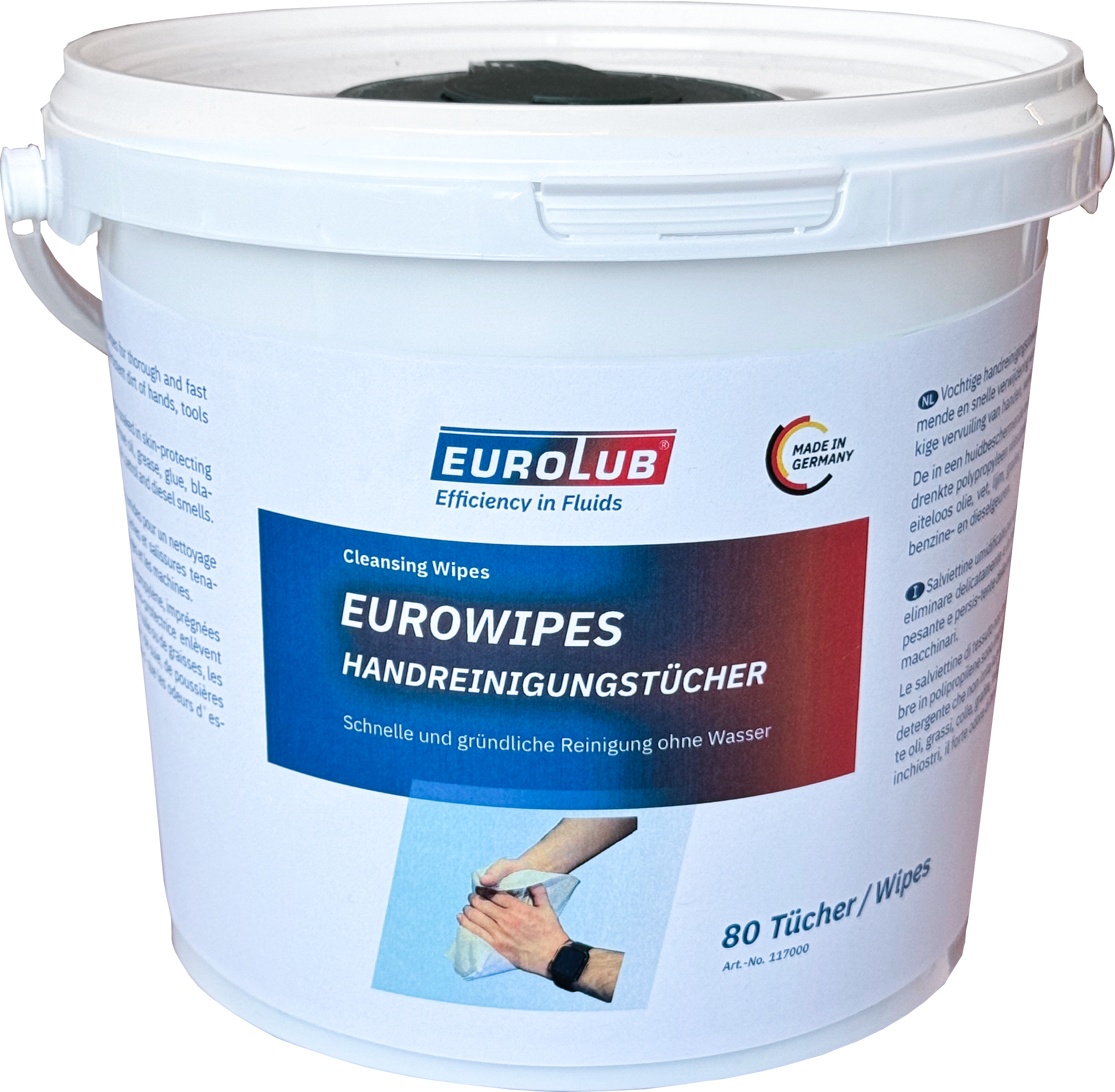 EUROLUB EUROWIPES Reinigungstücher 80 Stück in Spender