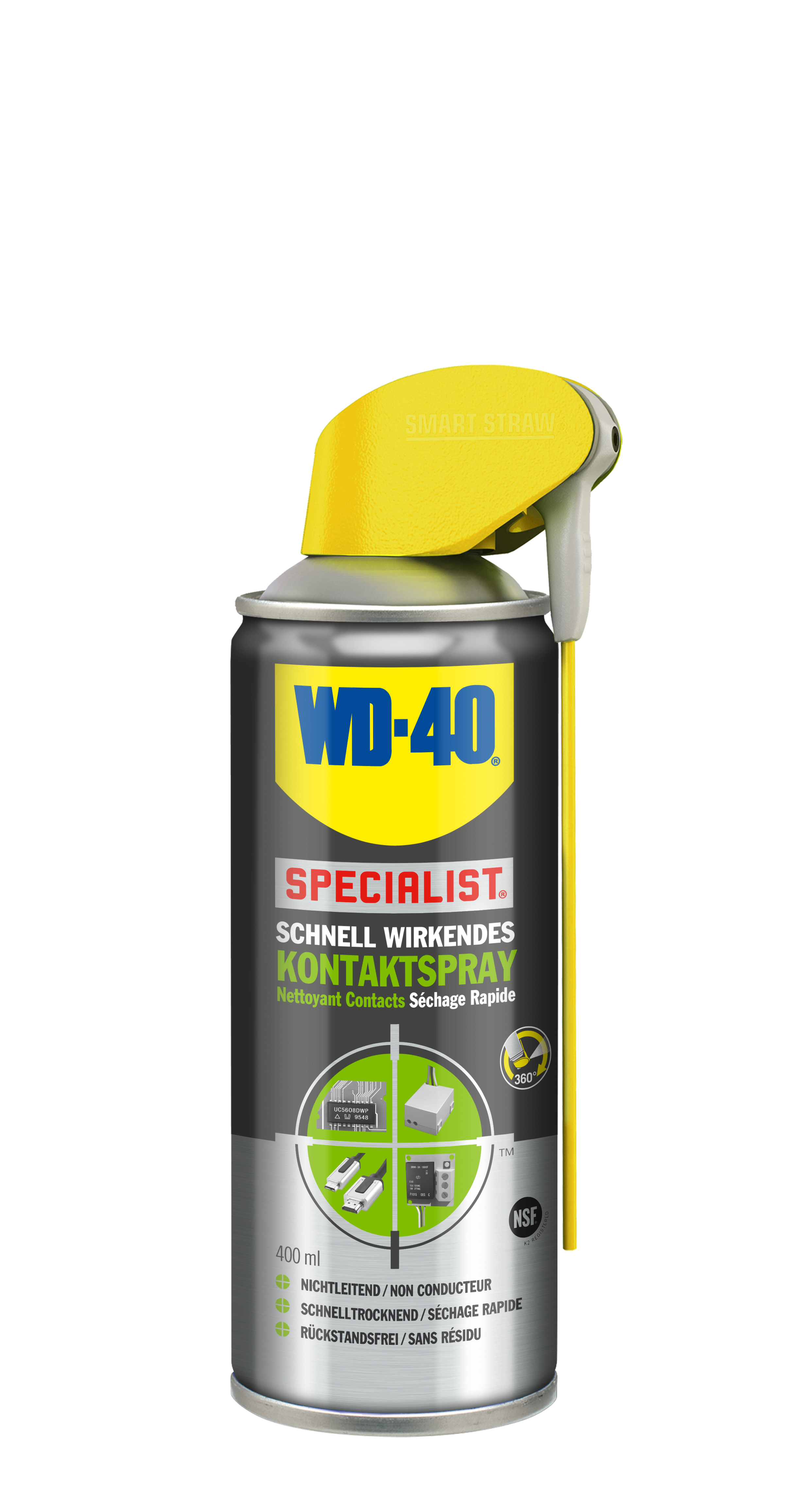 WD-40 SPECIALIST Smart Straw Schnell wirkender Kontaktspray 400ml