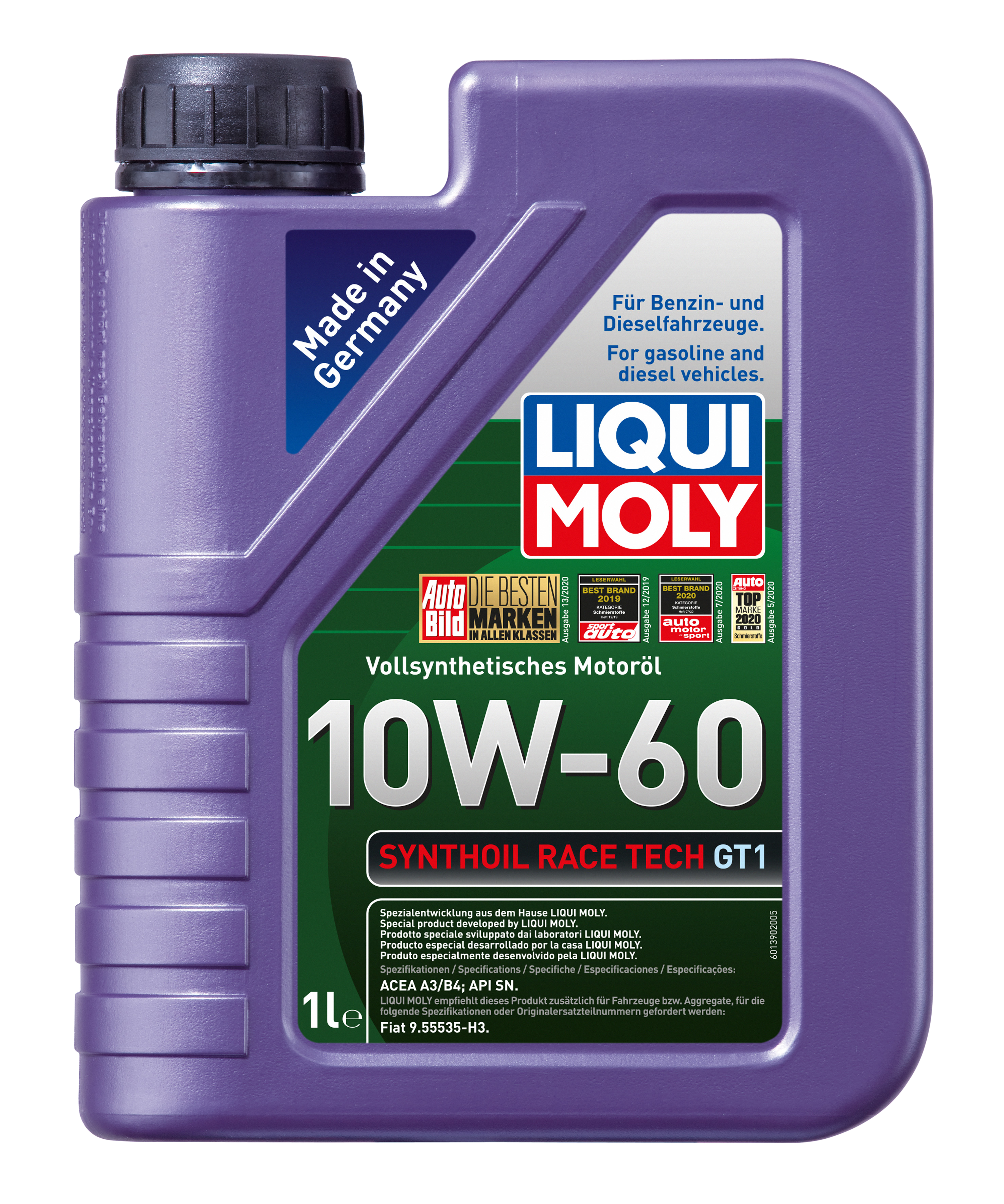 Liqui Moly Synthoil Race Tech GT1 10W-60 Motoröl 1l