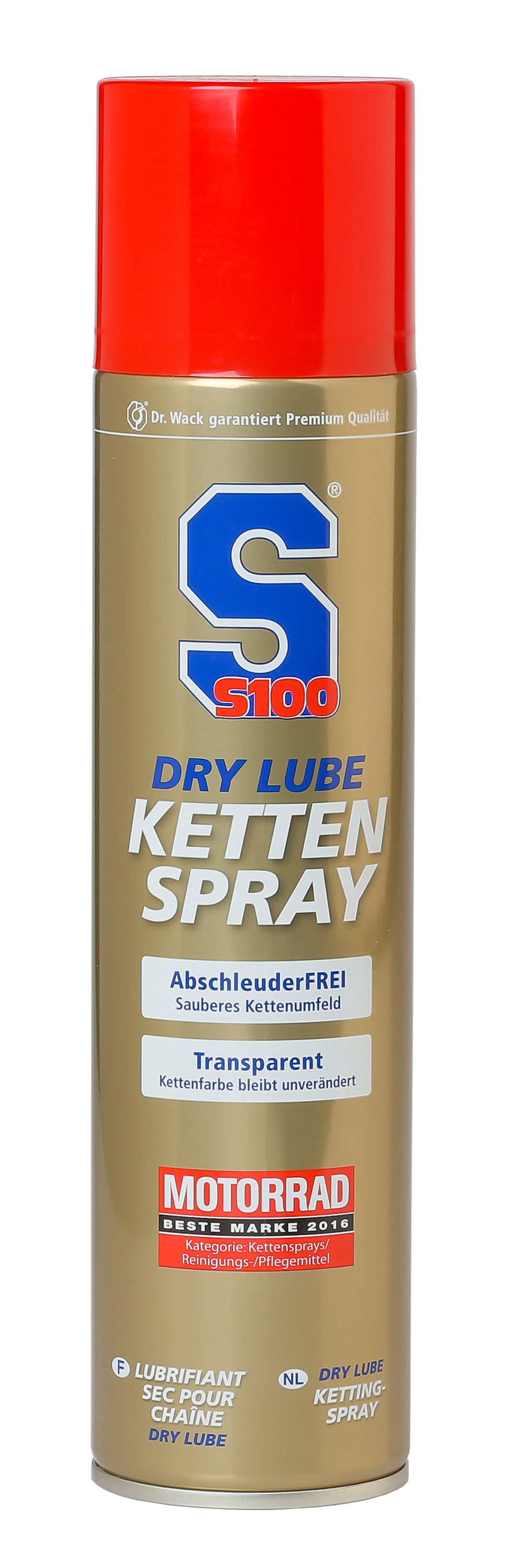 Dr. Wack S100 Dry Lube Kettenspray 400ml Dose