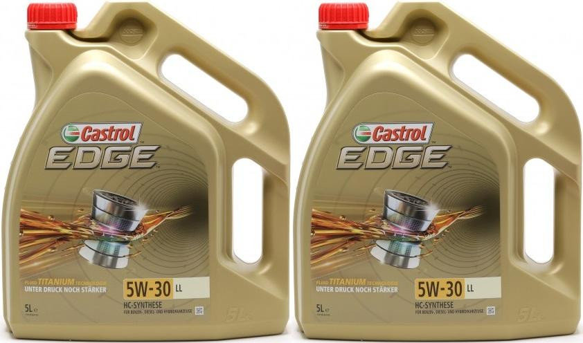 Castrol Edge 5W-30 LL Fluid Titanium (ex. FST) Motoröl Longlife III 2x5=10 Liter