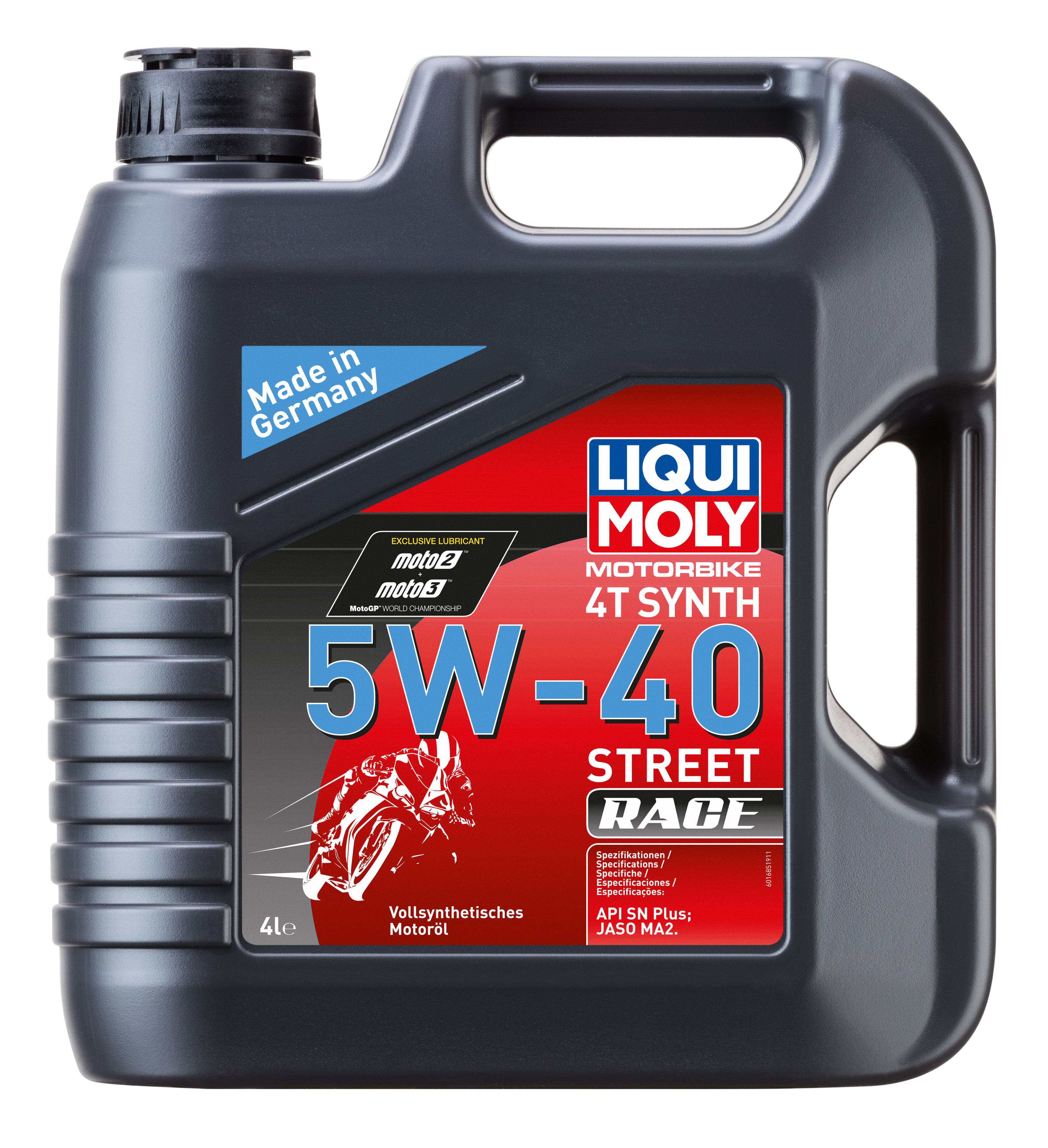 Liqui Moly 1685 Motorbike 4T Synth 5W-40 Motorrad Motoröl Street Race 4l
