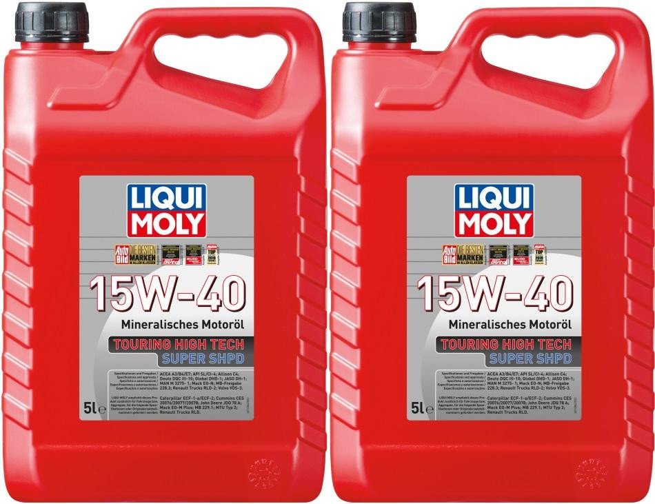 Liqui Moly 1084 Touring High Tech Super SHPD 15W-40 Motoröl 2x 5 = 10 Liter