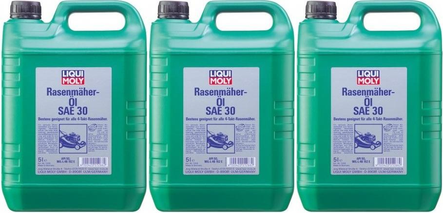 Liqui Moly 1266 Rasenmäher-Öl SAE 30 3x 5 = 15 Liter