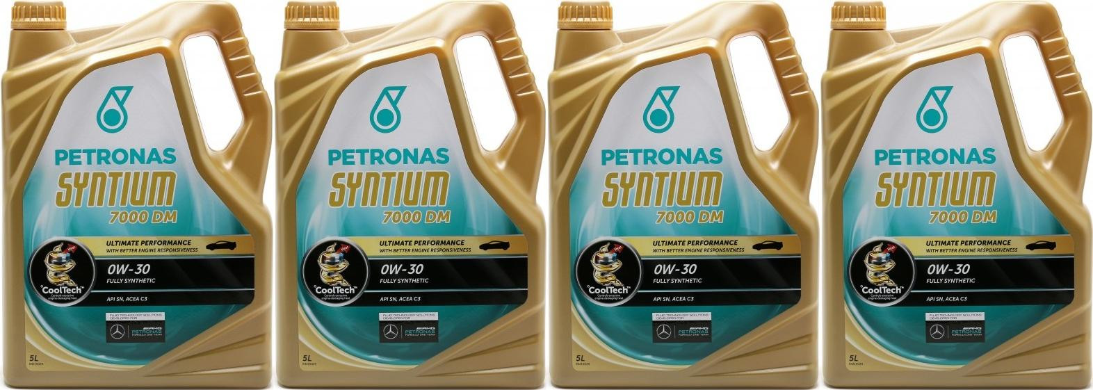 Petronas Syntium 7000 DM 0W-30 Motoröl 4x 5 = 20 Liter