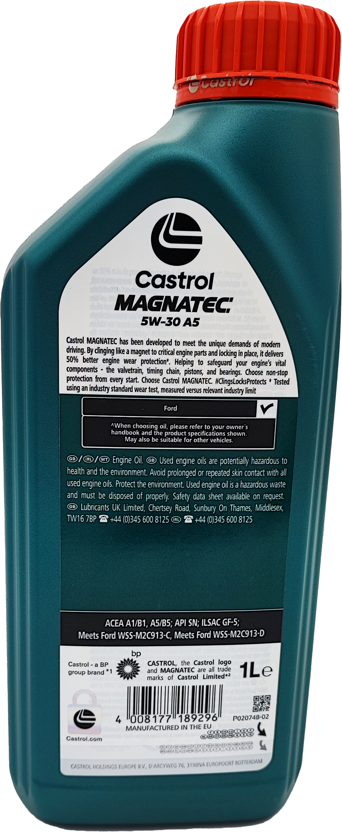 Castrol Magnatec 5W-30 A5 1l Flasche (ex. Stop-Start)