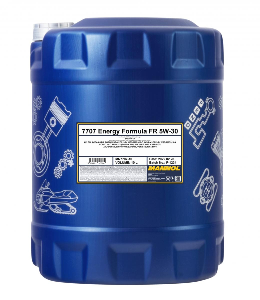 Mannol 7707 Energy Formula FR 5W-30 Motoröl 10l Kanister