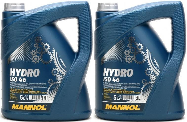 MANNOL Hydrauliköl Hydro HLP ISO 46 2x 5 = 10 Liter