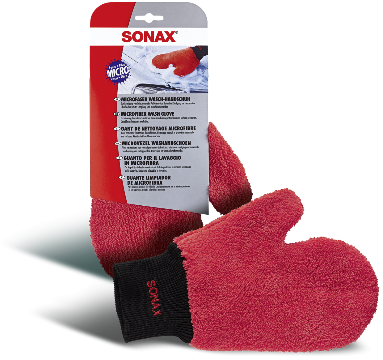 SONAX 04282000 - Waschhandschuh - Microfaser WaschHandschuh