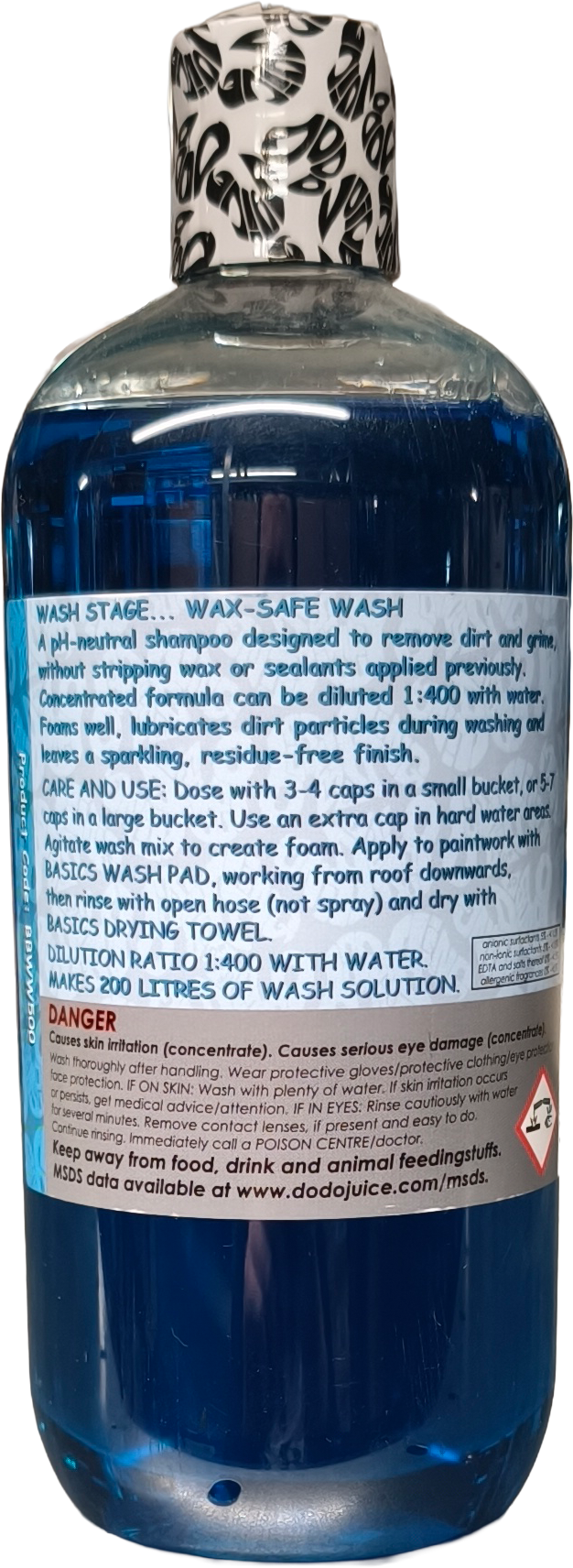 DODO JUICE - Basics of Bling - Wax-safe Wash (pH-neutral und rückstandsloses Shampoo) 500ml