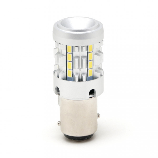 LIMOX LED Metalsockel P21/5W Bay15d 26x 3030 SMD Weiß 100 % Canbus Inside
