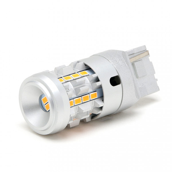 LIMOX LED Glassockel T20 WY21W 26x 3030 SMD Orange 100 % Canbus Inside