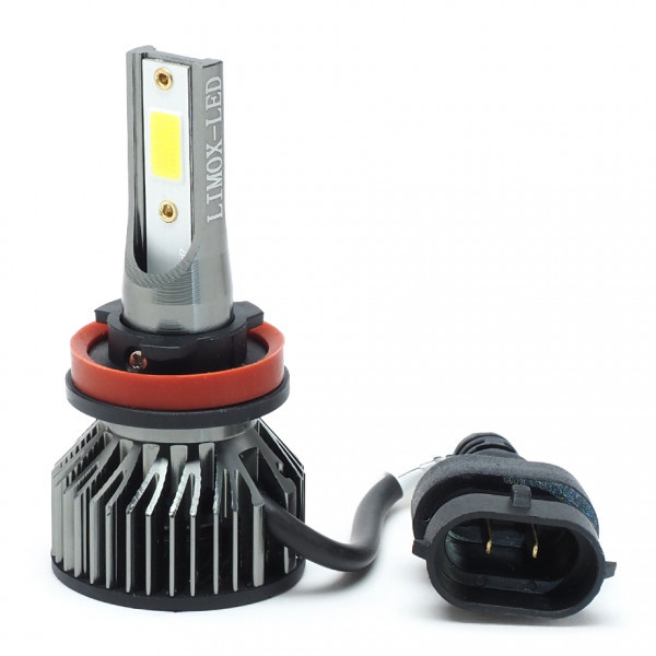 LIMOX LED Abblendlicht Headlight SET Scheinwerferlampen H11 PGJ19-2 5000 Lumen 22 Watt