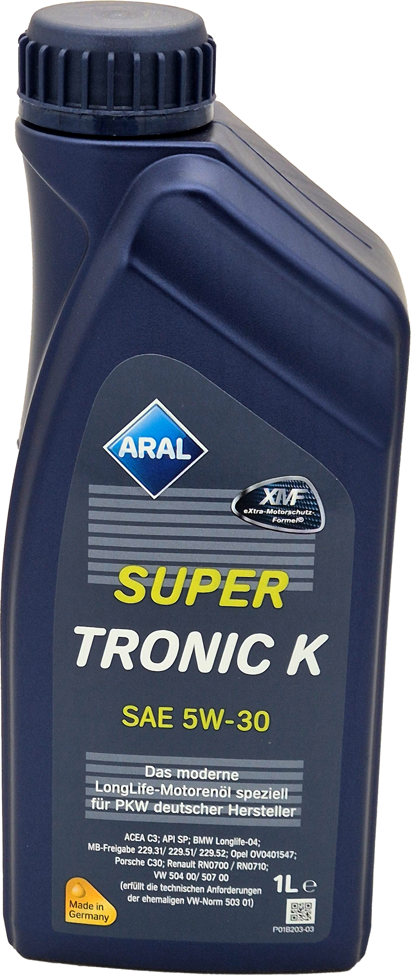 Aral Super Tronic K 5W-30 Motoröl 1l Flasche (ex. Longlife III)