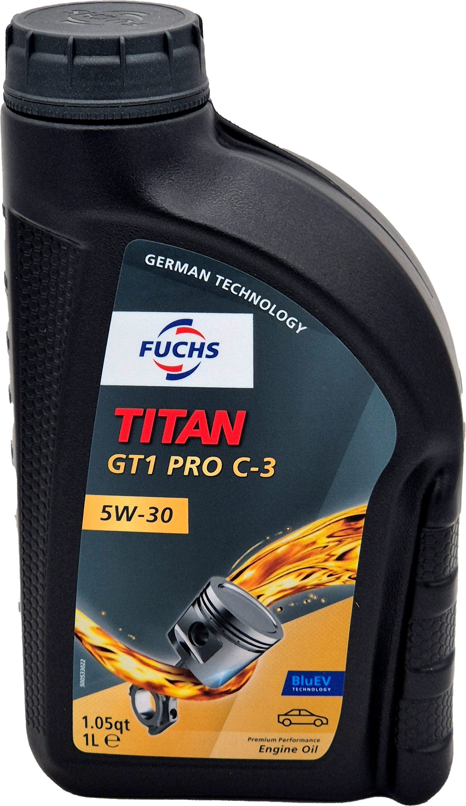 FUCHS TITAN GT1 Pro C-3 5W-30 Motoröl 1l Flasche