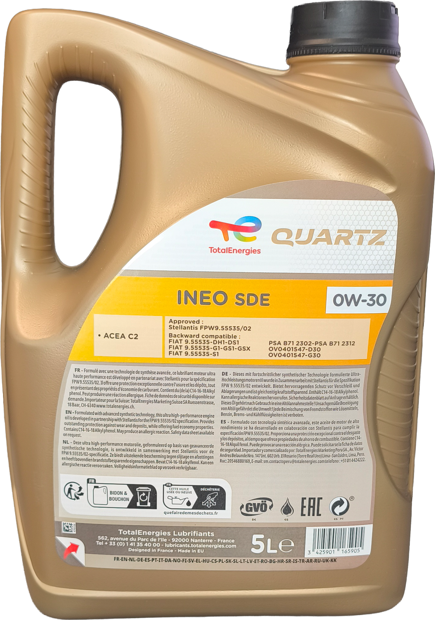 Total Quartz INEO First 0W-30 Motoröl 5l