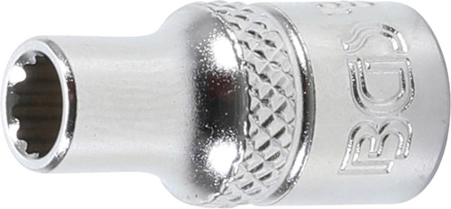 BGS Steckschlüssel-Einsatz Zwölfkant | Antrieb Innenvierkant 6,3 mm (1/4