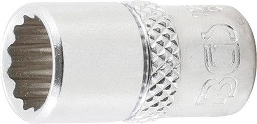 BGS Steckschlüssel-Einsatz Zwölfkant | Antrieb Innenvierkant 6,3 mm (1/4