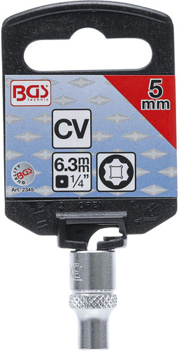 BGS Steckschlüssel-Einsatz Super Lock | Antrieb Innenvierkant 6,3 mm (1/4