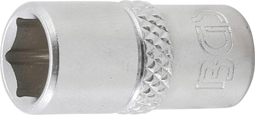 BGS Steckschlüssel-Einsatz Sechskant | Antrieb Innenvierkant 6,3 mm (1/4