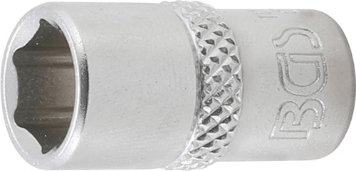 BGS Steckschlüssel-Einsatz Sechskant | Antrieb Innenvierkant 6,3 mm (1/4