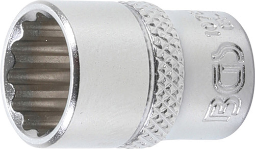 BGS Steckschlüssel-Einsatz Zwölfkant | Antrieb Innenvierkant 6,3 mm (1/4