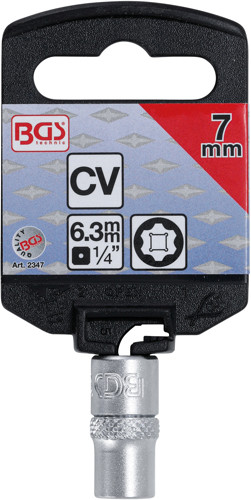 BGS Steckschlüssel-Einsatz Super Lock | Antrieb Innenvierkant 6,3 mm (1/4