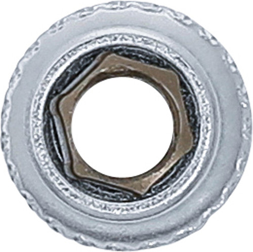 BGS Steckschlüssel-Einsatz Sechskant | Antrieb Innenvierkant 6,3 mm (1/4