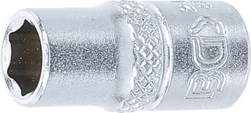 BGS Steckschlüssel-Einsatz Sechskant | Antrieb Innenvierkant 6,3 mm (1/4