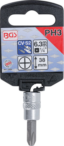 BGS Bit-Einsatz | Antrieb Innenvierkant 6,3 mm (1/4