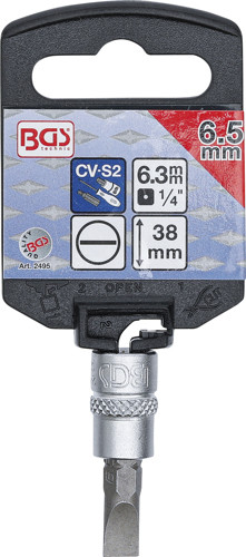 BGS Bit-Einsatz | Antrieb Innenvierkant 6,3 mm (1/4